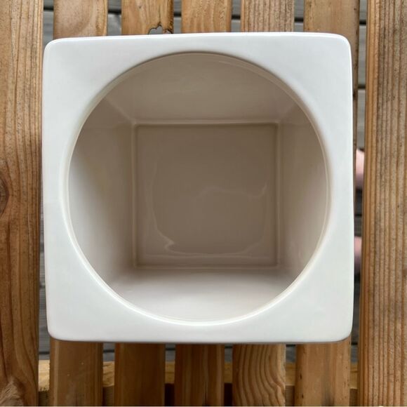 Rae Dunn HOME Ceramic Birdhouse Cookie Jar Canister with Lid - Picture 5 of 8